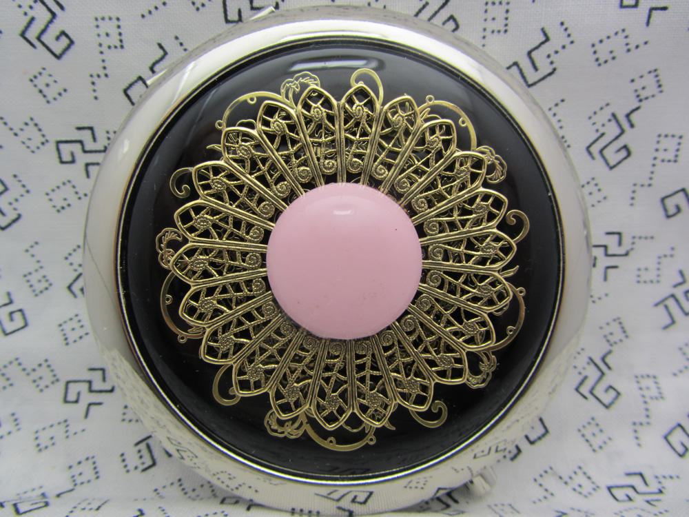 Compact Mirror Cotton Candy Pink