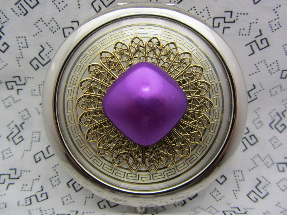 Compact Mirror Purple Blob